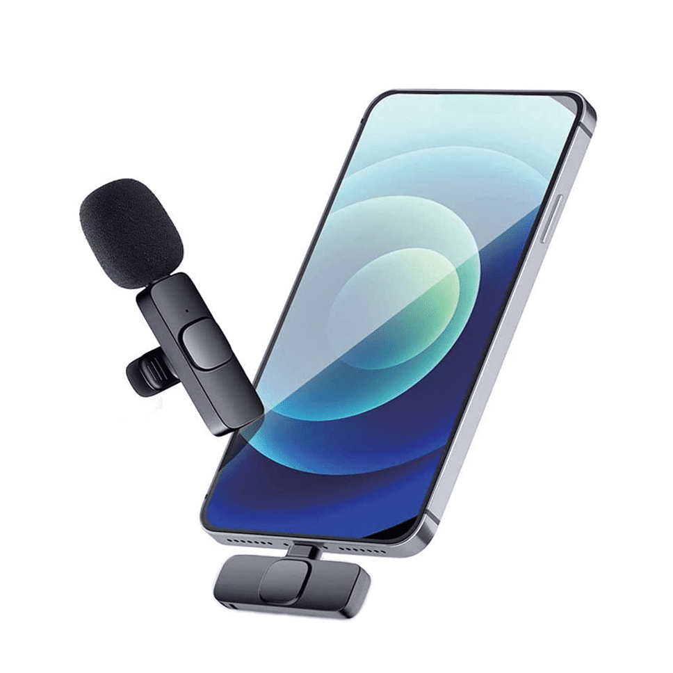K8 Wireless Microphone – Plug & Play | Clear Audio for iPhone & Android