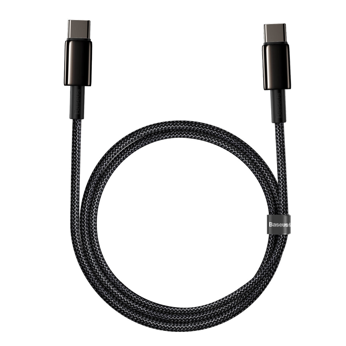Baseus Tungsten Gold Fast Charging Data Cable Type-C to Type-C 100W 1m Black