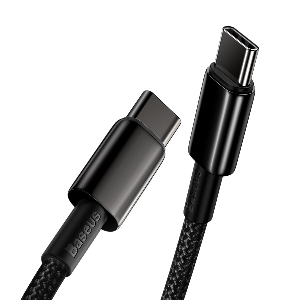 Baseus Tungsten Gold Fast Charging Data Cable Type-C to Type-C 100W 1m Black