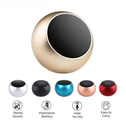 Octo M3t Mini Wireless Bluetooth Speaker – Mic, SD Card & Multi-Control | Stylish & Portable