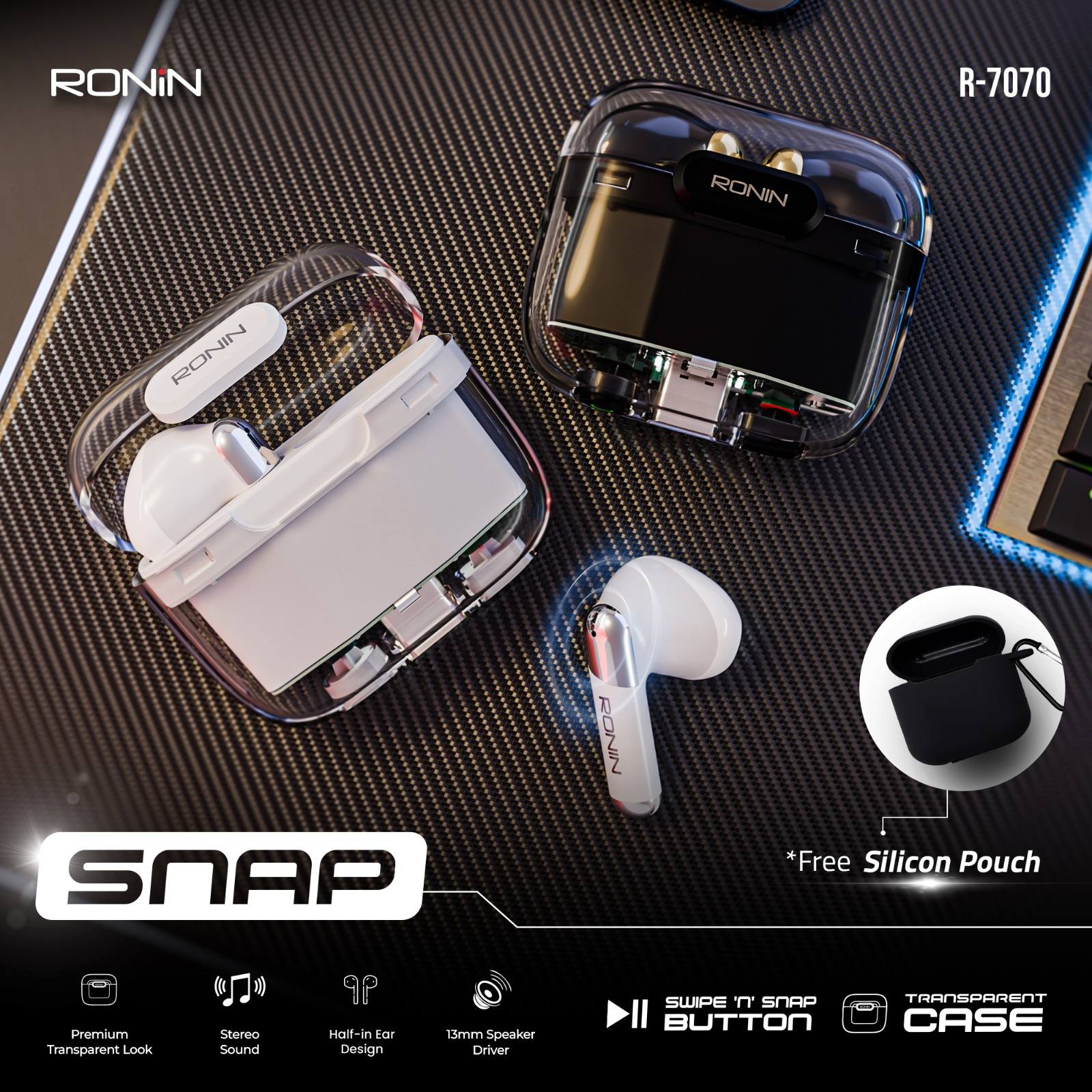 Ronin R-7070 Wireless Earbuds